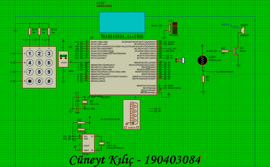 Proteus Desktop Clock Structure